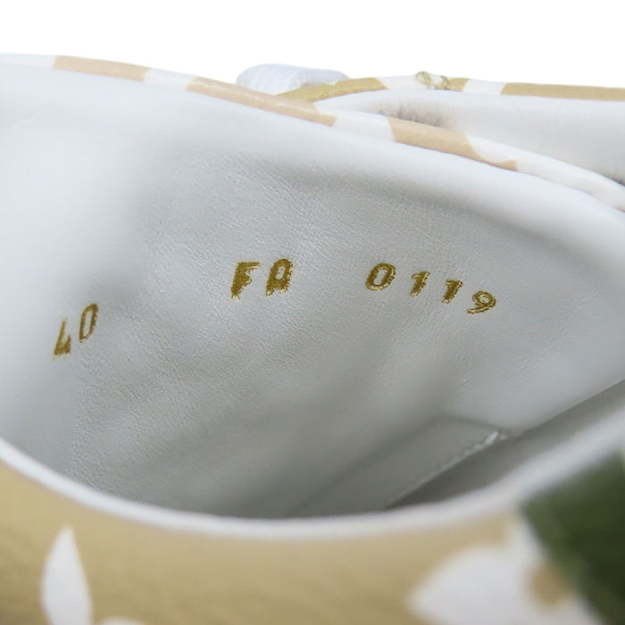 LOUIS VUITTON 
LV ロゴ 総柄 レザー ローカット レースアップ 
タイムアウト ライン スニーカー 
モノグラム