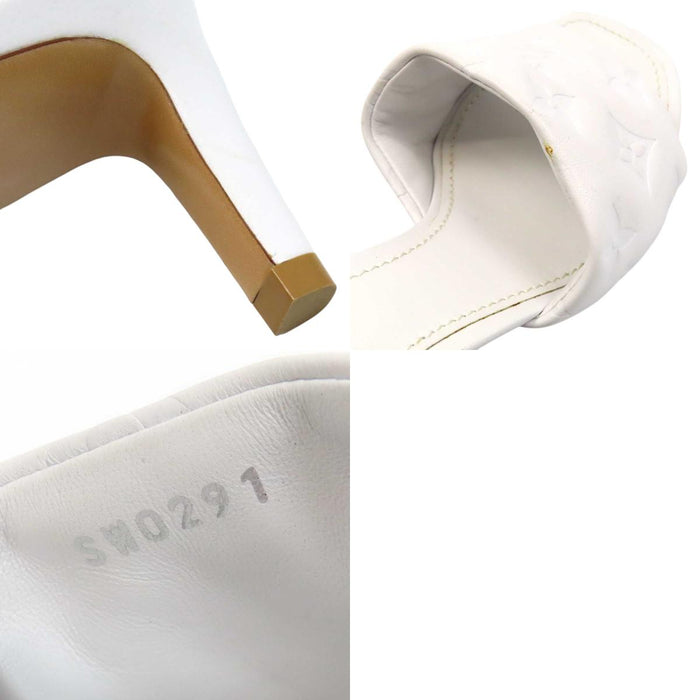 LOUIS VUITTON 
LV レザー 
リバイバル ライン ミュール 
モノグラム