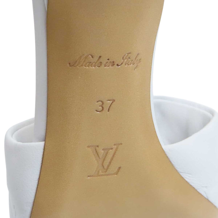 LOUIS VUITTON 
LV レザー 
リバイバル ライン ミュール 
モノグラム