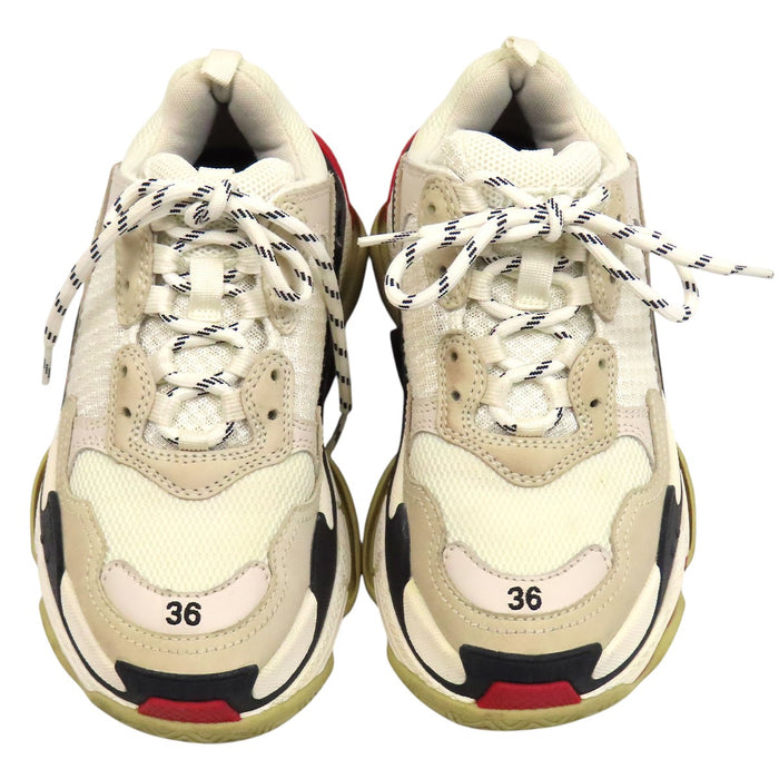 BALENCIAGA 
Triple S 刺繍 エンブロイダリー レースアップ ロゴ 
トリプル S ダッド スニーカー