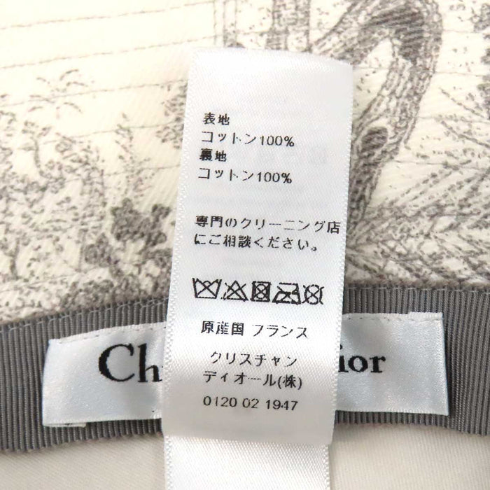 Dior 
アニマル コットン 
トワルドゥジュイ バケットハット