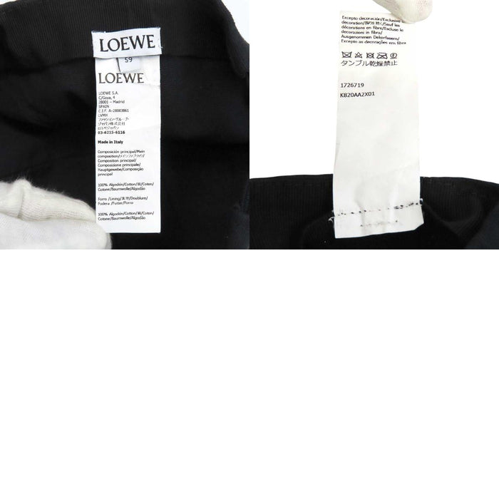 LOEWE
Cappello con patch anagramma in cotone con logo