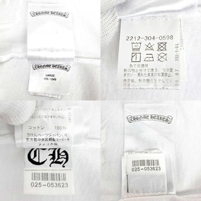 CHROME HEARTS 
CH TOKYO コットン 
東京限定 バック スクロールラベル Tシャツ
