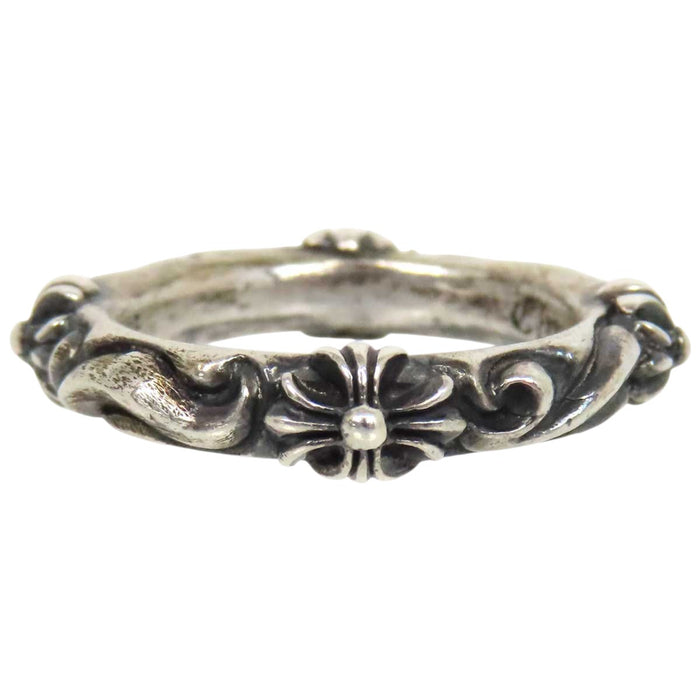 CHROME HEARTS 
CH SBT BAND Cross Silver 1994 Engraved 
SBT Band Ring