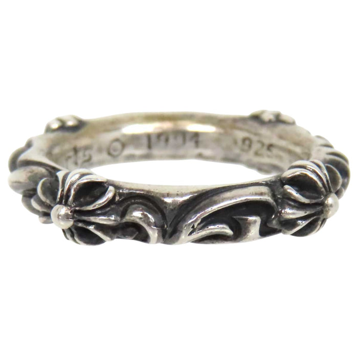 CHROME HEARTS 
CH SBT BAND Cross Silver 1994 Engraved 
SBT Band Ring