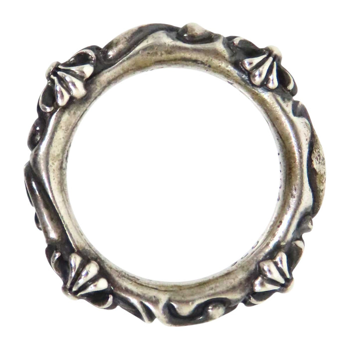 CHROME HEARTS 
CH SBT BAND Cross Silver 1994 Engraved 
SBT Band Ring
