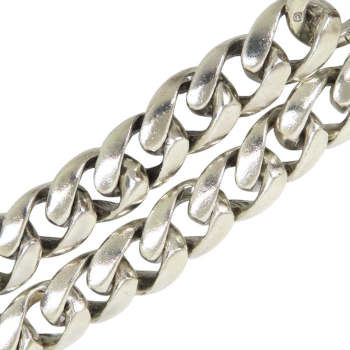 CHROME HEARTS 
CH CLASSIC SHORT-S Crossball Silver 1996 Engraved 
1-Clip Short Classic Wallet Chain