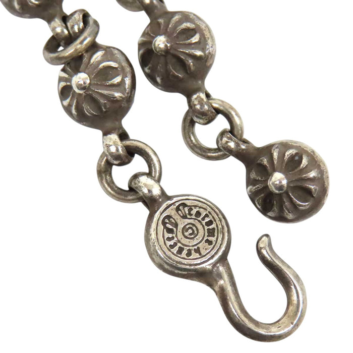 CHROME HEARTS 
CHプラス シルバー 
フィリグリー クロス クロスボール ネックレス