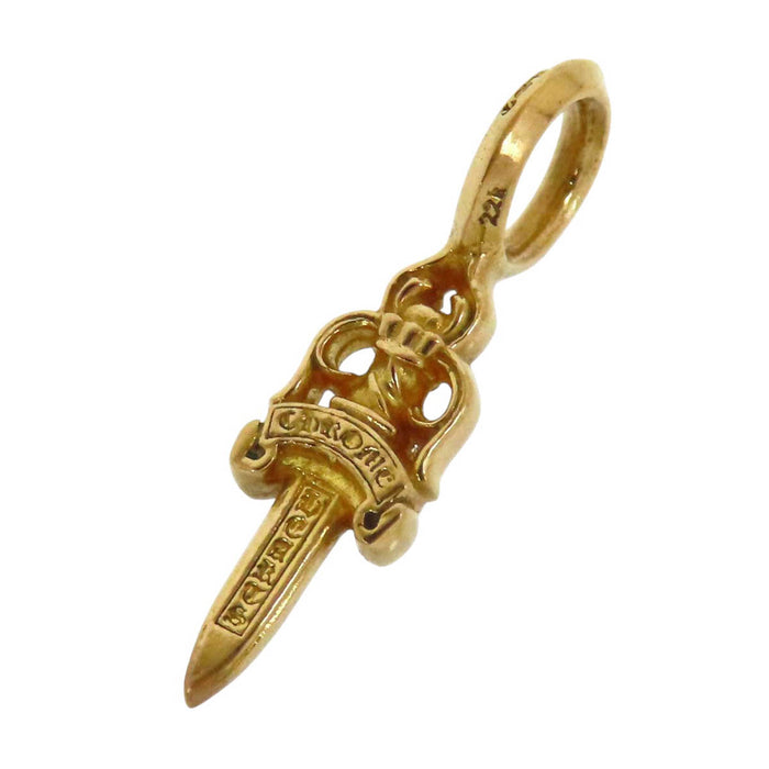 CHROME HEARTS 
STACK DAGGER V2 CH Yellow Gold 
Stack Dagger Charm V2 22K