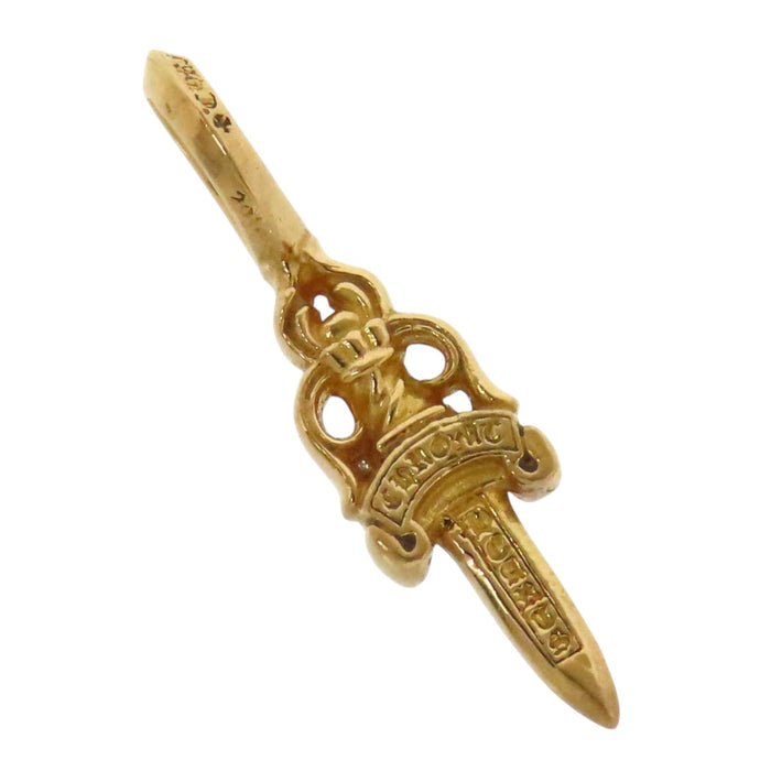 CHROME HEARTS 
STACK DAGGER V2 CH Yellow Gold 
Stack Dagger Charm V2 22K
