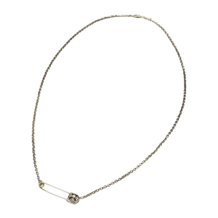 CHROME HEARTS 
CHプラス 安全ピン シルバー 20inch 2001年刻印 
セーフティピン ロールチェーン ネックレス 20インチ