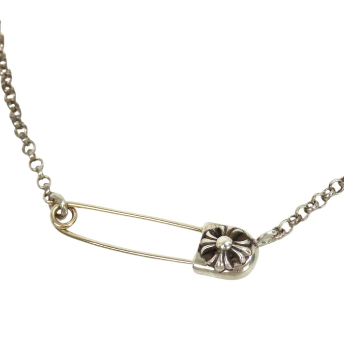 CHROME HEARTS 
CHプラス 安全ピン シルバー 20inch 2001年刻印 
セーフティピン ロールチェーン ネックレス 20インチ