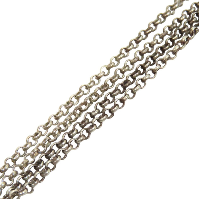 CHROME HEARTS 
CHプラス 安全ピン シルバー 20inch 2001年刻印 
セーフティピン ロールチェーン ネックレス 20インチ