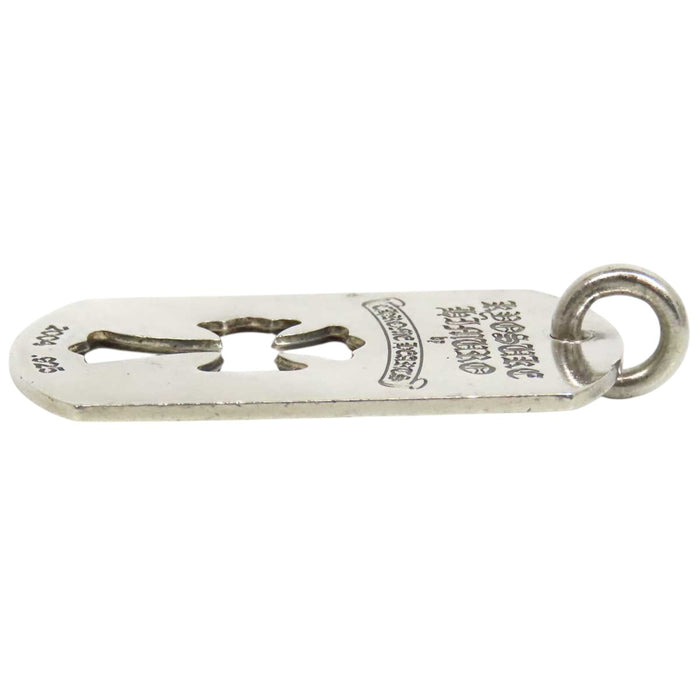 CHROME HEARTS 
CH シルバー 2004年刻印 
氷室京介 カットアウト ラージ ドッグタグ イニシャル トップ