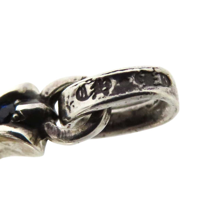 CHROME HEARTS 
CH CRS BBYFAT P SAP パヴェ シルバー 2004年刻印 
ベイビーファット サファイア チャーム