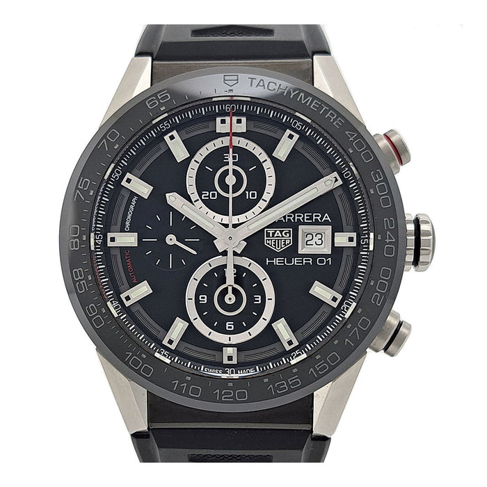 TAG HEUER 
カレラ クロノグラフ キャリバー ホイヤー01 
箱ギャラ付