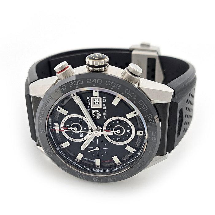 TAG HEUER 
カレラ クロノグラフ キャリバー ホイヤー01 
箱ギャラ付