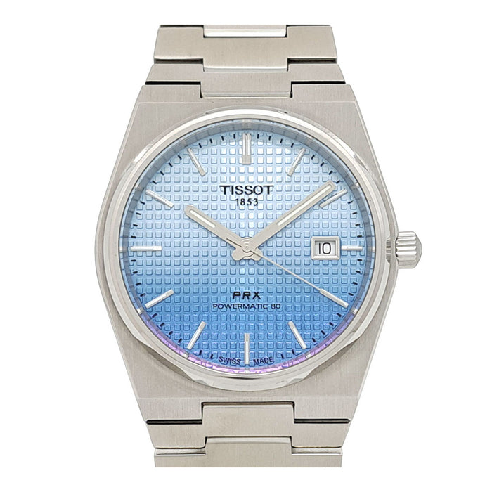 TISSOT  
PRX sfumatura blu  
Con scatola e garanzia