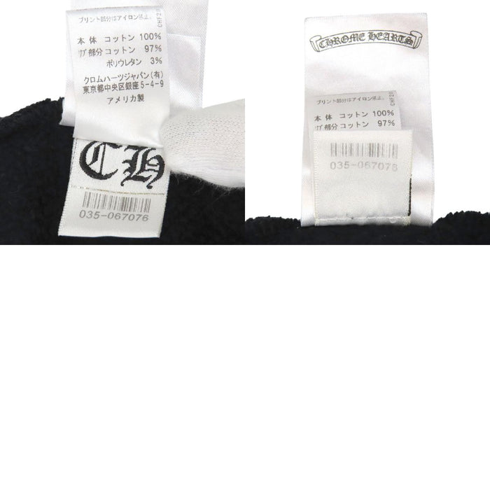 CHROME HEARTS 
CH コットン 裏起毛 
袖フローラル ホースシュー スウェット