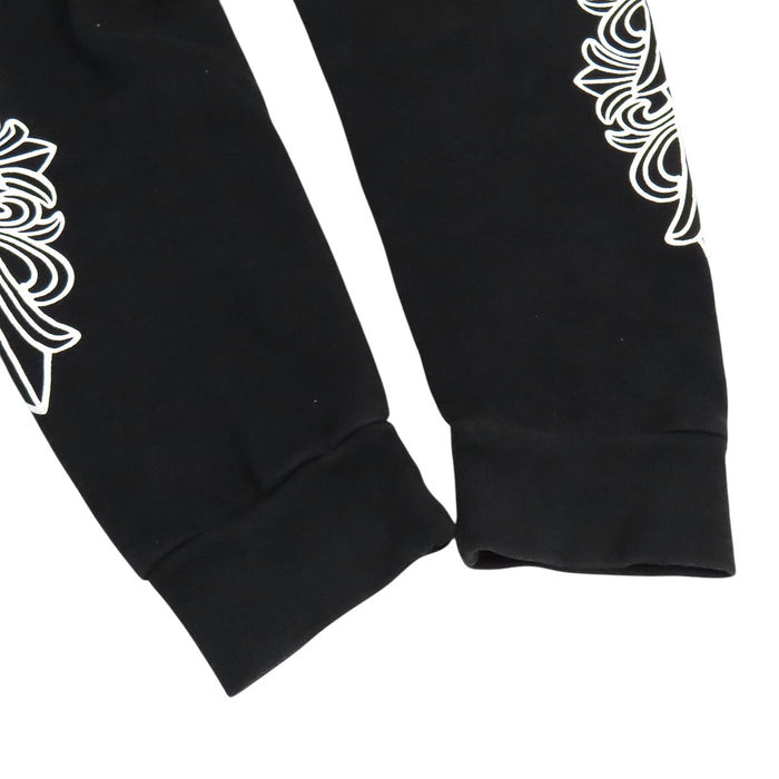 CHROME HEARTS 
CH コットン 裏起毛 
袖フローラル ホースシュー スウェット