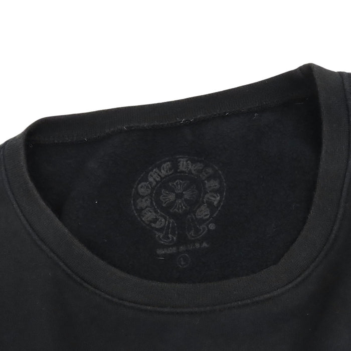 CHROME HEARTS  
CH Cotton Fleece-Lined  
Sleeve Floral Horseshoe Sweatshirt
