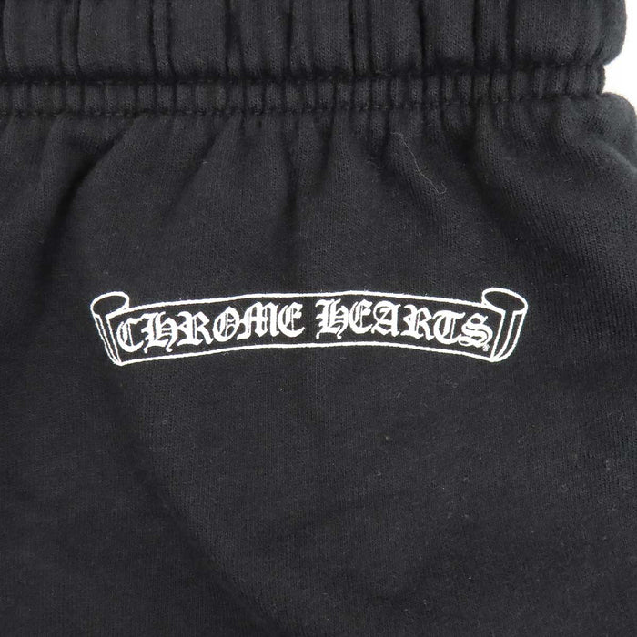 CHROME HEARTS 
CH Cotton Fleece Scroll Label 
Scroll Label Side Logo Print Sweatpants