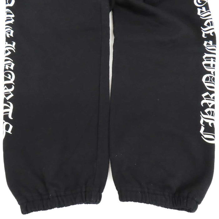 CHROME HEARTS 
CH コットン 裏起毛 スクロールラベル 
スクロールラベル サイドロゴ プリント スウェット パンツ