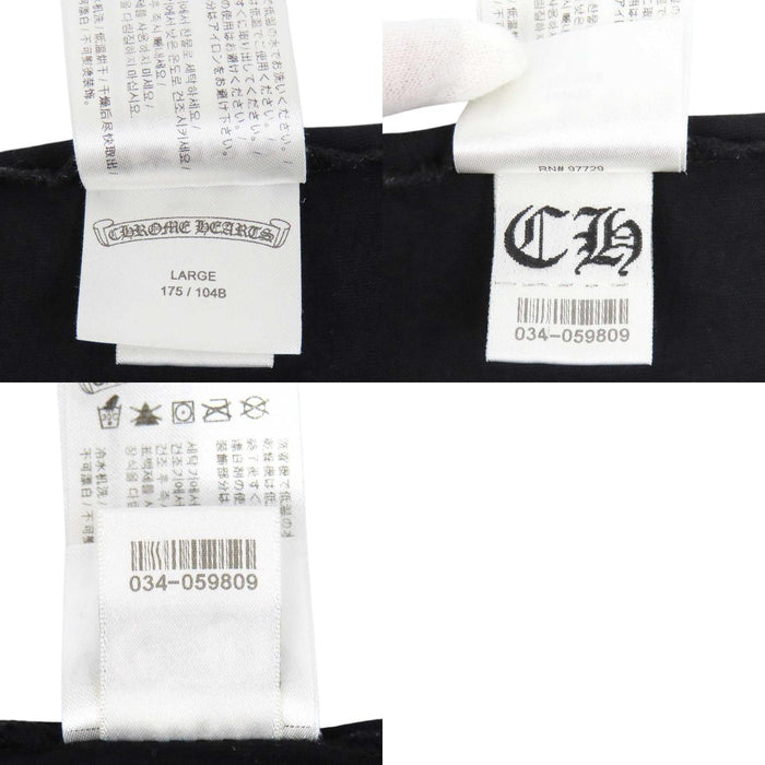 CHROME HEARTS 
スクロールラベル コットン 
ハイビスカス ホノルル限定 ロングスリーブ Tシャツ