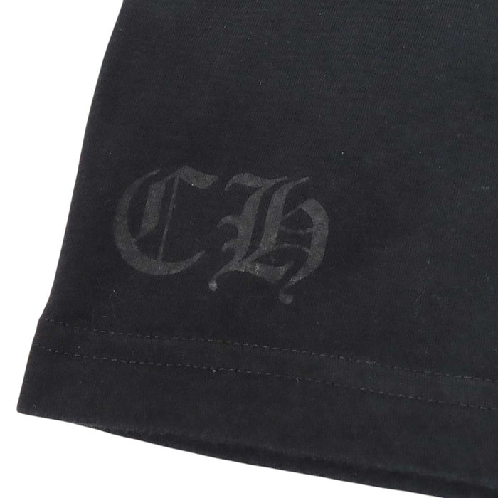 CHROME HEARTS 
スクロールラベル コットン 
ハイビスカス ホノルル限定 ロングスリーブ Tシャツ