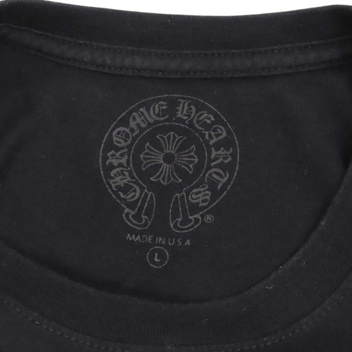 CHROME HEARTS 
スクロールラベル コットン 
ハイビスカス ホノルル限定 ロングスリーブ Tシャツ