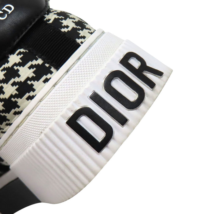 Dior 
ロゴ bee 千鳥格子柄 ファブリック レザー レースアップ 
D SMASH ローカット スニーカー