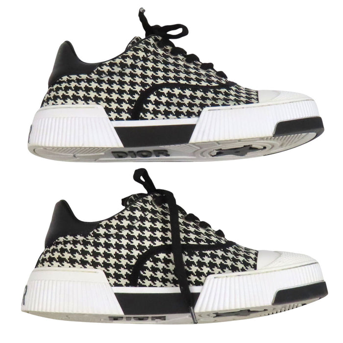 Dior 
ロゴ bee 千鳥格子柄 ファブリック レザー レースアップ 
D SMASH ローカット スニーカー