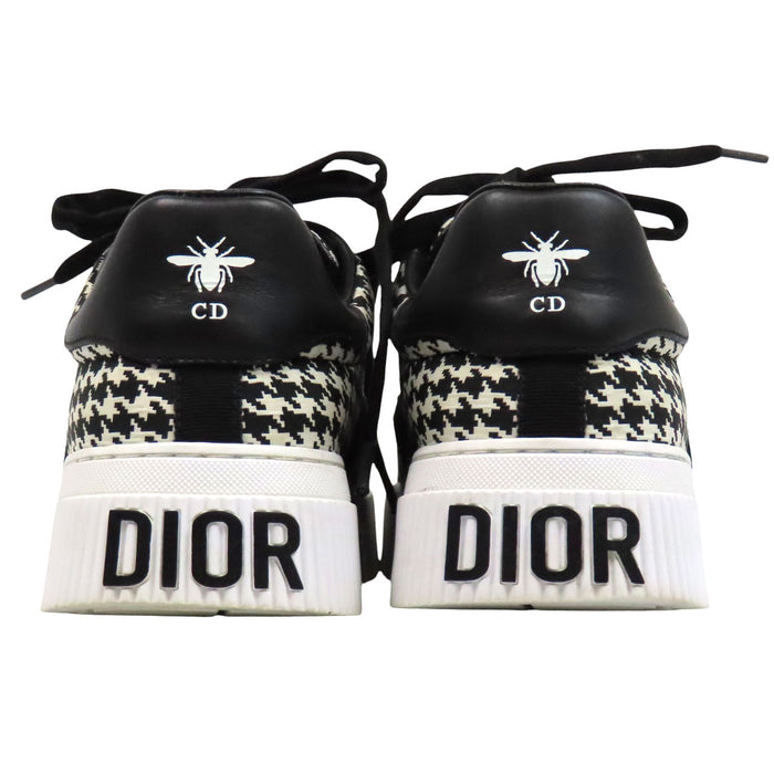 Dior 
ロゴ bee 千鳥格子柄 ファブリック レザー レースアップ 
D SMASH ローカット スニーカー