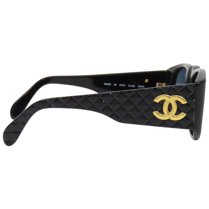 CHANEL 
COCO CC ロゴ ゴールドカラーメタル アイウェア 
ココマーク マトラッセ サングラス