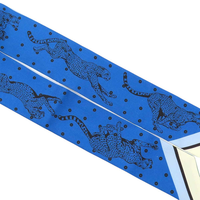 HERMES 
チーター シルク 
ツイリー GUEPARDE BANDANA 
GUEPARDE BANDANA