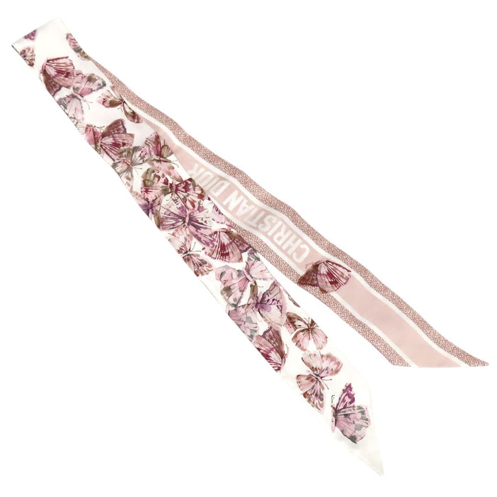 Dior  
Silk Twill Logo CD  
Camo Papillon Mitzah Scarf