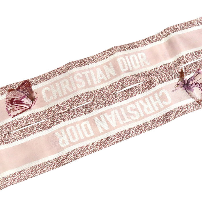 Dior  
Silk Twill Logo CD  
Camo Papillon Mitzah Scarf