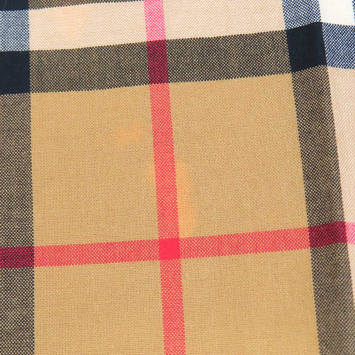 BURBERRY 
総柄 コットン 
ノバチェック ロングスリーブ シャツ