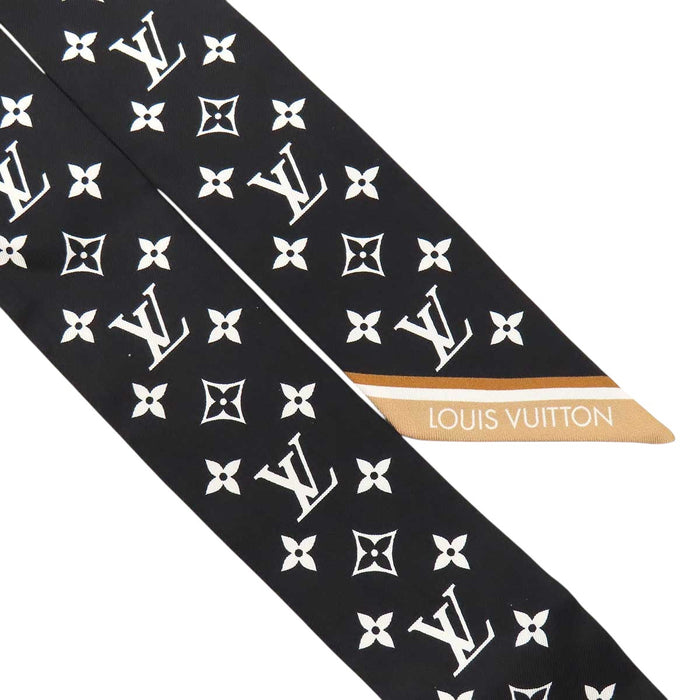 LOUIS VUITTON 
LV モノグラム サークルロゴ シルク 
バンドーBB・LV ボウ スカーフ