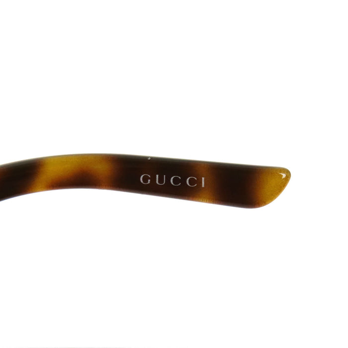 GUCCI 
ロゴ アイウェア ゴールドカラーメタル 
ホースビット サングラス