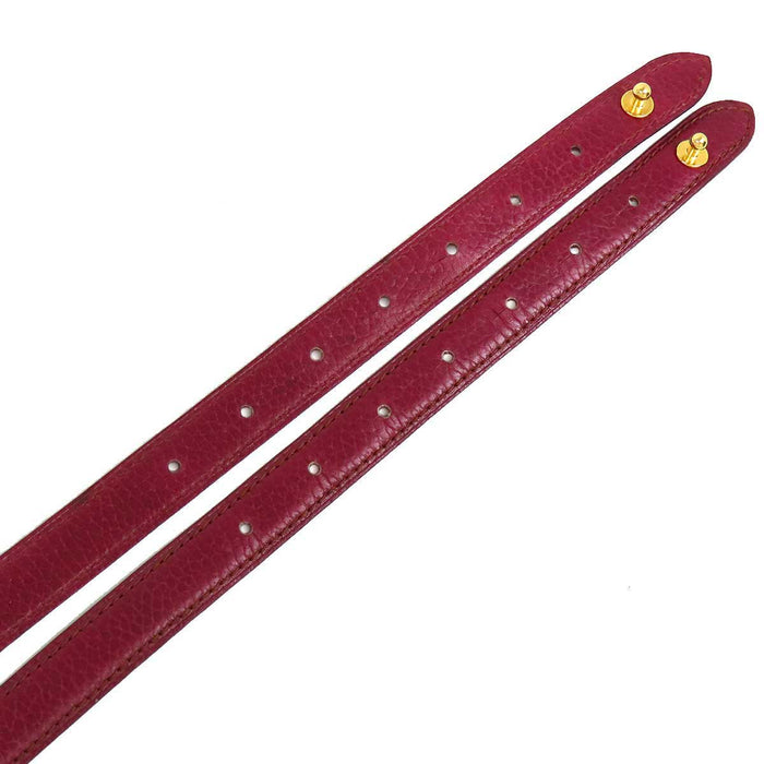 CARTIER  
Cintura in pelle con logo della linea Must