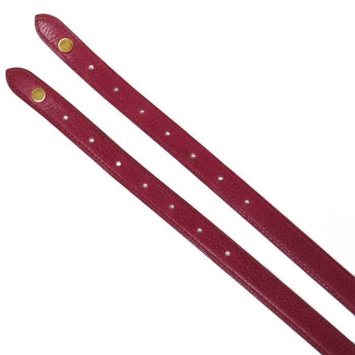 CARTIER  
Cintura in pelle con logo della linea Must
