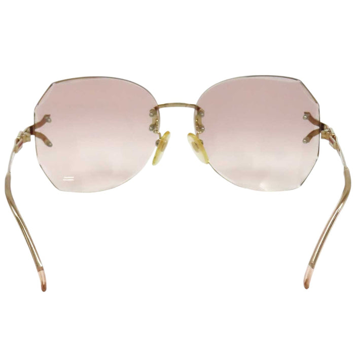 YVES SAINT LAURENT 
YSLロゴ グラデーション 
ヴィンテージ リムレス サングラス