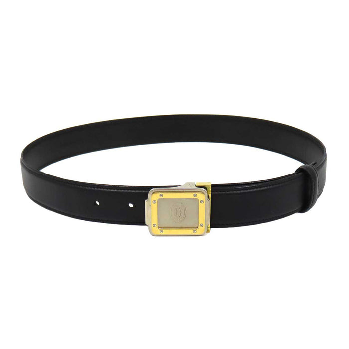 CARTIER 
ロゴ レザー 
マスト ドゥ カルティエ サントス ベルト