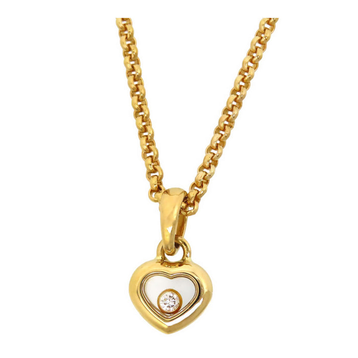 Chopard 
ハッピーダイヤモンド ハート ネックレス