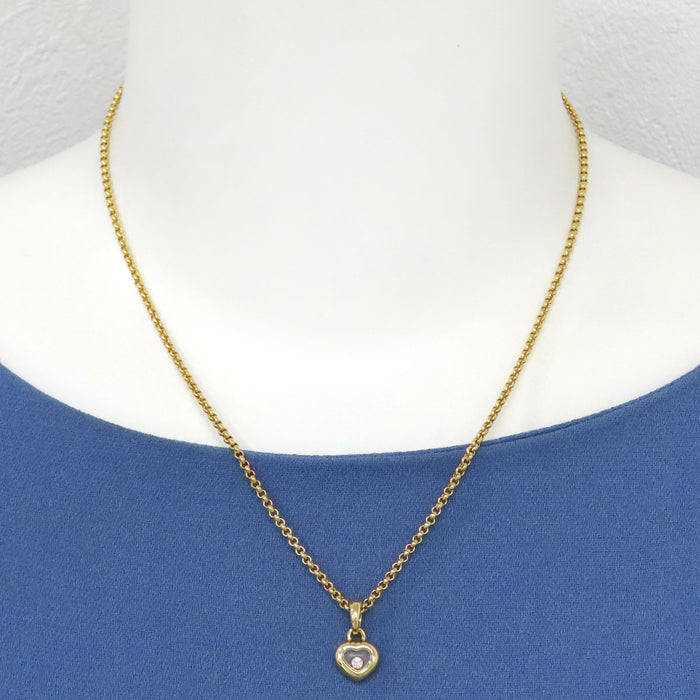 Chopard 
ハッピーダイヤモンド ハート ネックレス