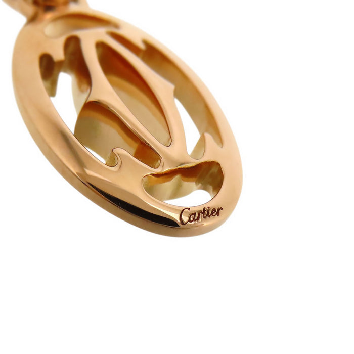 CARTIER 
ロゴ ドゥーブルC ダイヤモンド ネックレス