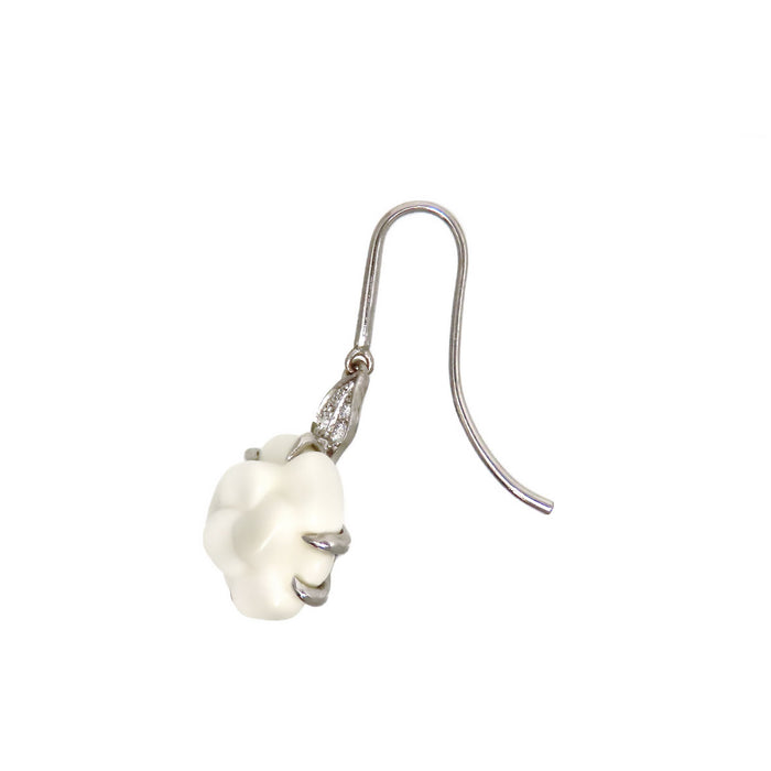 CHANEL 
Camellia Earrings Single Ear