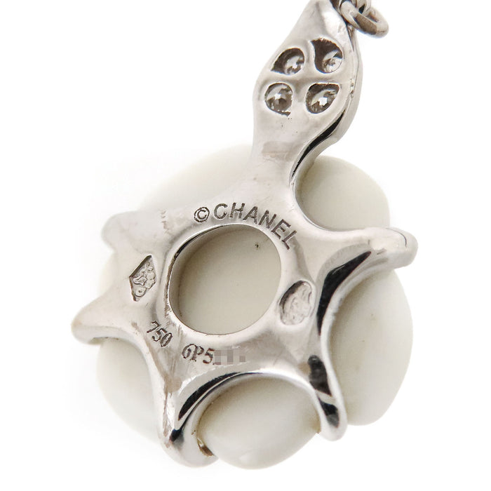 CHANEL 
Camellia Earrings Single Ear