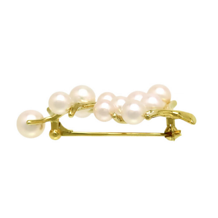 MIKIMOTO 
Tree of Happiness Akoya Pearl Brooch